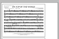 On Top of the World - Clarinet 2