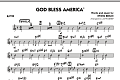 God Bless America - Guitar
