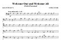 Welcome One And Welcome All - A Festive Processional - C Instrument III