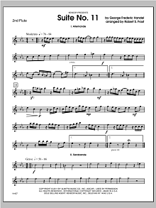 Suite No. 11 - Flute 2 