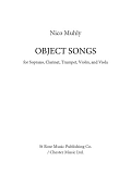 Object Songs - Score & Parts