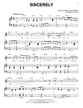 Sincerely [Jazz version] (arr. Brent Edstrom)
