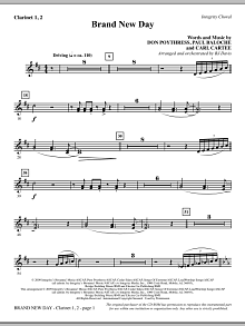Brand New Day - Clarinet 1 & 2 