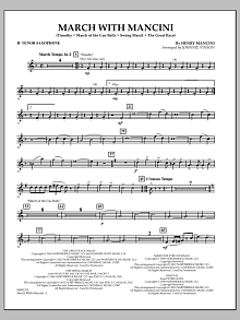 March With Mancini - Bb Tenor Saxophone 