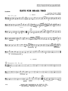 Suite For Brass Trio - Trombone 