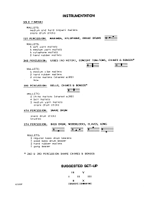 Concerto For Timpani And Percussion Ensemble - Full Score 