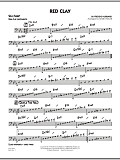Red Clay - Bass Clef Solo Sheet