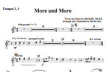 More And More - Bb Trumpet 2,3 