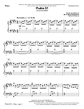 Psalm 23 - Piano