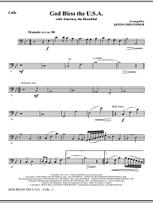 God Bless The U.S.A (with America, The Beautiful) - Double Bass 