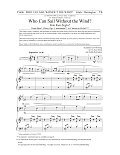 Who Can Sail Without the Wind? (arr. Sara Glick and Judith Herrington)