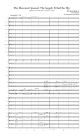 The Heavens Opened; The Angels Filled the Sky - Full Score