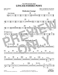 Two Movements from Lincolnshire Posy (arr. Michael Sweeney) - Percussion 2
