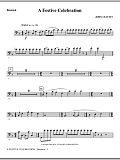 A Festive Celebration - Bassoon