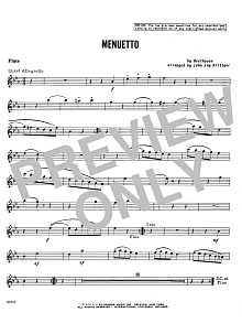 Menuetto - Flute 