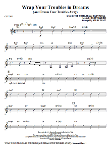 Wrap Your Troubles In Dreams (And Dream Your Troubles Away) - Guitar 