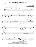 We Three Kings of Orient Are - Bb Clarinet 2