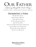 Our Father - A Journey Through The Lord's Prayer - Trombone 3/Tuba
