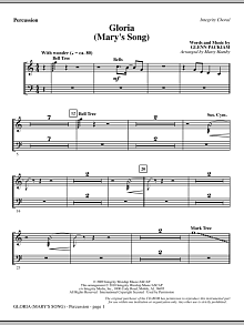 Gloria (Mary's Song) - Percussion 
