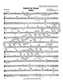 Concerto For Clarinet - Rondo (3rd Movement) - K.622 - 3rd Horn in F 