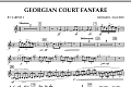 Georgian Court Fanfare - Bb Clarinet 2