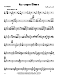 Acronym Blues - 4th Bb Trumpet