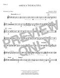 America, the Beautiful - F Horn 1