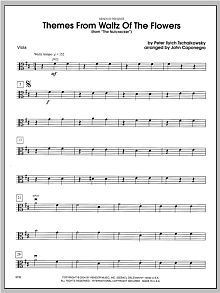 Themes From Waltz Of The Flowers (From The Nutcracker) - Viola 