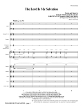 The Lord Is My Salvation - Full Score