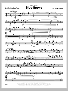 Blue Brews - Alto Sax 2 