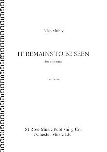 It Remains to Be Seen - Full Score 