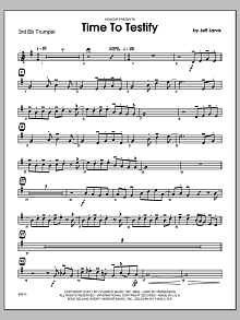 Time To Testify - 3rd Bb Trumpet 