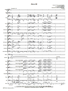 Above All - Full Score 