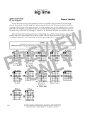 Big Time - Guitar Chord Chart