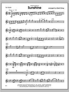 Sunshine - Violin 1 