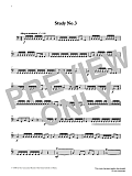 Study No.3 from Graded Music for Timpani, Book II