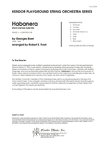 Habanera (from Carmen Suite #2) (arr. Robert S. Frost) - Full Score 