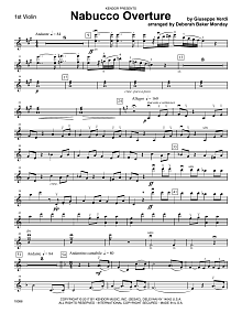 Nabucco Overture - 1st Violin 