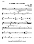 Be Still Before the Lord - Violin 2