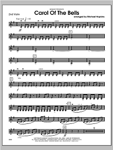 Carol of the Bells - Violin 2 