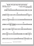 Speak, O Lord, Your Servant Listens - Percussion 2