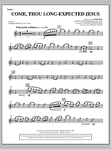 Come, Thou Long-expected Jesus (from A Symphony Of Carols) - Violin 1 