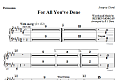 For All You've Done - Percussion