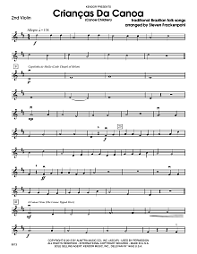 Criancas Da Canoa (Canoe Children) - 2nd Violin 