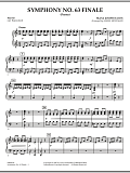 Symphony No. 63 Finale (Presto) - Piano