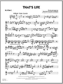 That's Life - Alto Sax 1 