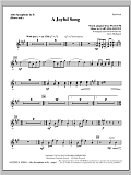 A Joyful Song - Alto Sax (sub. Horn)