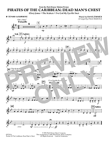 Pirates of the Caribbean: Dead Man's Chest - Bb Tenor Saxophone 