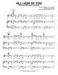 All I Ask Of You (from The Phantom Of The Opera)