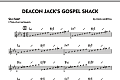Deacon Jack's Gospel Shack - C Solo Sheet